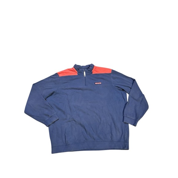 Vineyard Vibes Whale Line Shep Shirt Red‎ And Blue Size XL - Picture 1 of 9